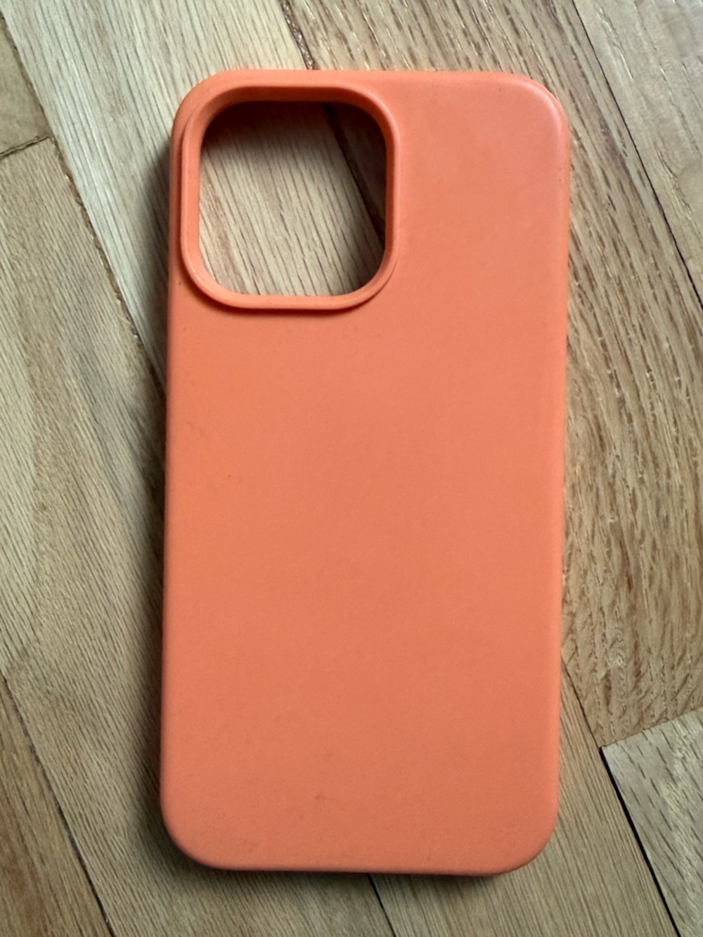 Orange Silicone iPhone 14 Pro Max Case